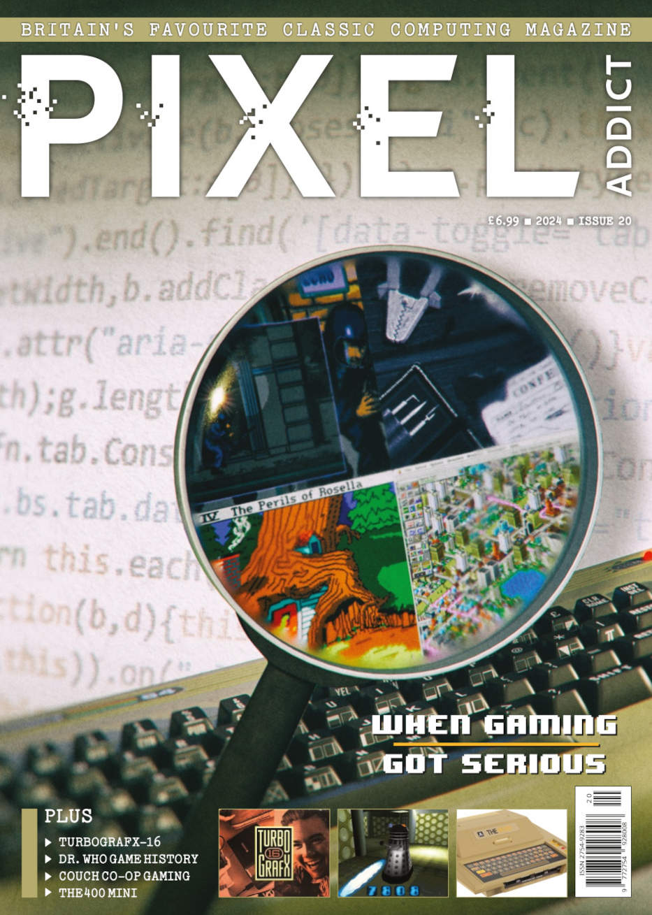 Pixel Addict classic computing and digital culture lifestyle magazine.