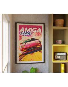 Amiga Addict Magnetic Fields Wall Poster Art Print - A2 Size