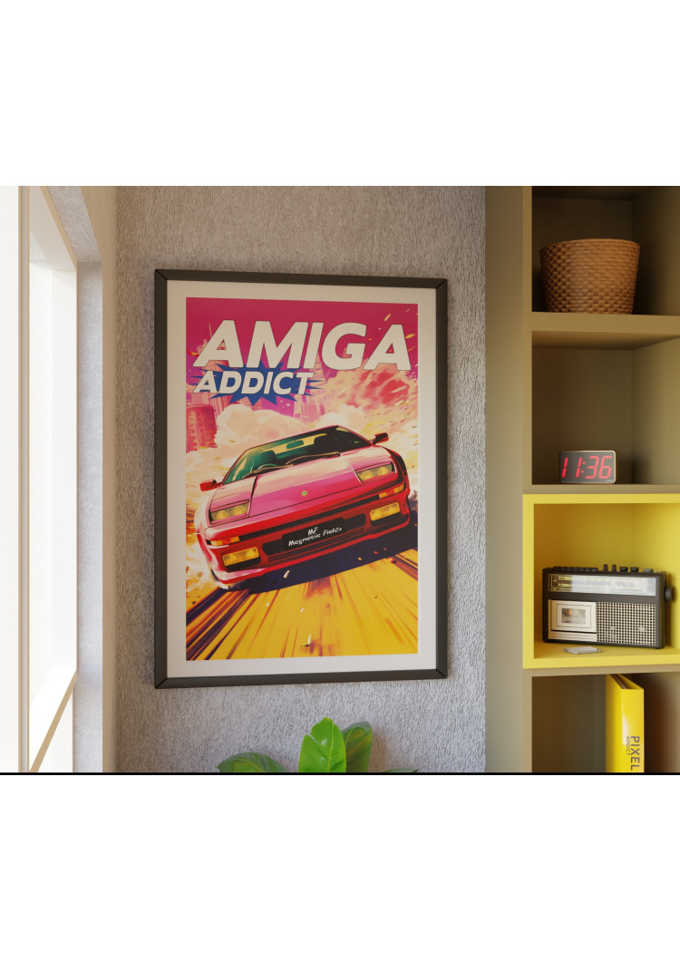Amiga Addict Magnetic Fields Wall Poster Art Print - A2 Size