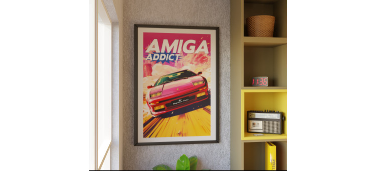 Amiga Addict Magnetic Fields Wall Poster Art Print - A2 Size