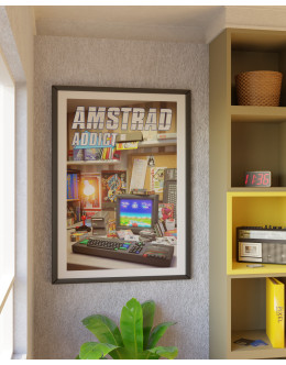 Amstrad CPC Wall Poster Art Print - Amstrad Addict - A2 Size