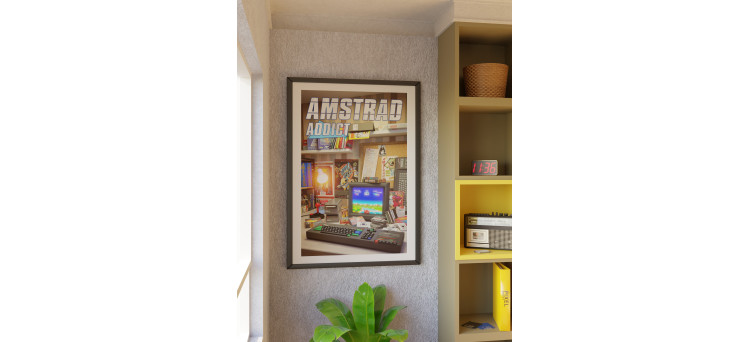 Amstrad CPC Wall Poster Art Print - Amstrad Addict - A2 Size